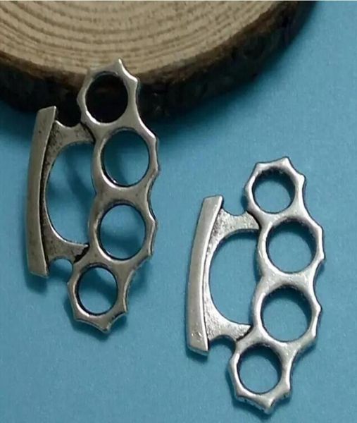

brass knuckle dusters fashion jewelry vintage silver jewelry charm pendant bracelet necklace pendant accessories a865841430, Bronze;silver