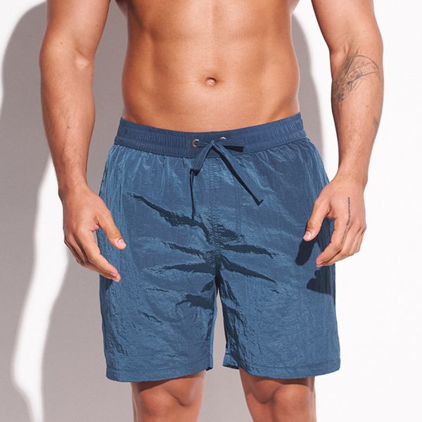 

men's shorts men's swimming shorts men's swimming suits men's swimming suits quick drying beach shorts sports luggage fu, White;black