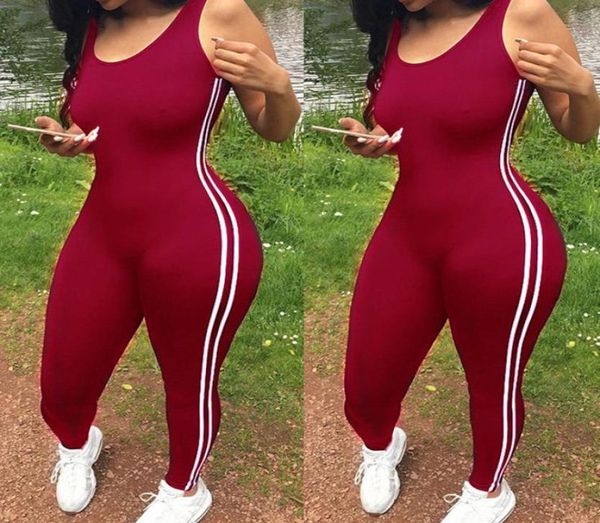 

new bodycon pants long jumpsuits women macacao party rompers jumpsuits sleeveless overalls retro strapless playsuits oversized4848643, Black;white
