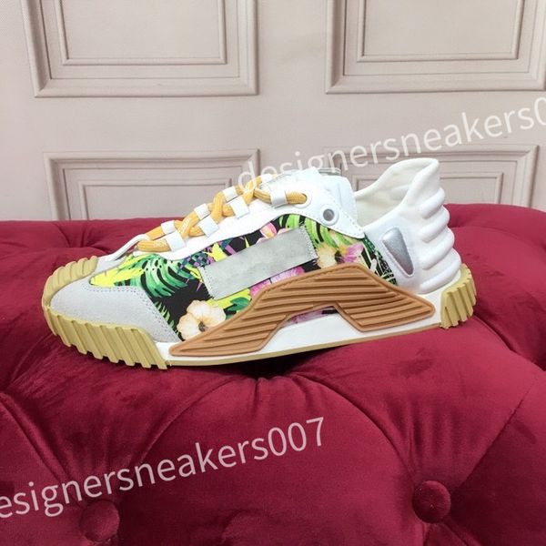 

2023 luxury casual shoe designe womens running shoes platform women men for leather sneaker trainer trainers triple white sneakers hc210815, Black