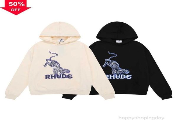 

men039s hoodies sweatshirts american fashion leopard print 2022 new printed sweater hoodie for men and women5110635, Black