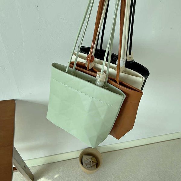 

minimalist women's bag new texture ins niche bucket bag tote bag casual shoulder crossbody bag