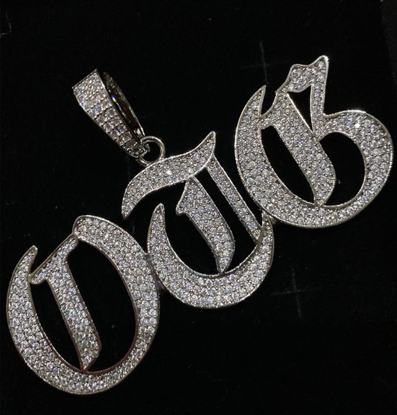 

iced single letters az name pendant necklace micro pave cz stone hip hop punk style fashion jewelry gift for men women6201756, Silver