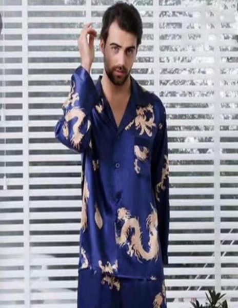 

men039s sleepwear men039s long sleeve pajamas set012928488301694811, Black;brown