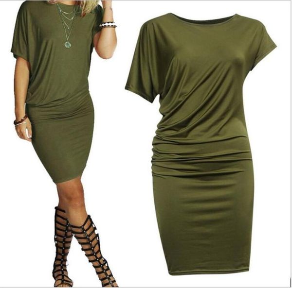 

whole new 2017 summer women dress fashion short sleeve casual dresses party dress pencil package hip mini dress vestido 4352343, White;black