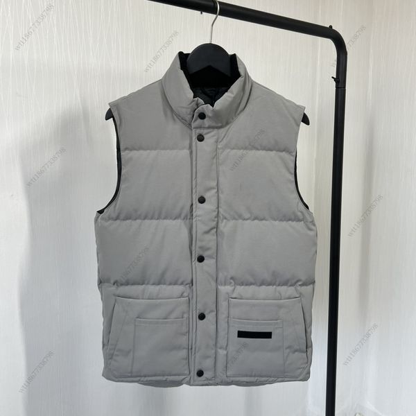 

designer classic down vests womans goose coats women's vests womens designer white badge down jacket autumn coat outerwear causal warm, Black;white