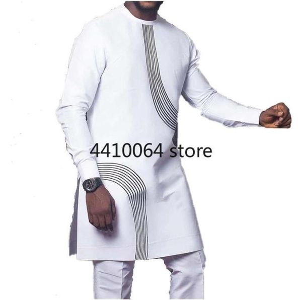 

ethnic clothing african clothes for men 2021 fashion summer dashiki traditional long sleeve white shirts8936222, Red