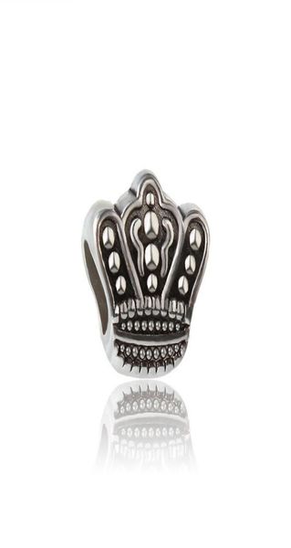 

royal crown alloy charm loose bead for pandora bracelet chain or necklace fashion jewelry new arrival2415506, Bronze;silver