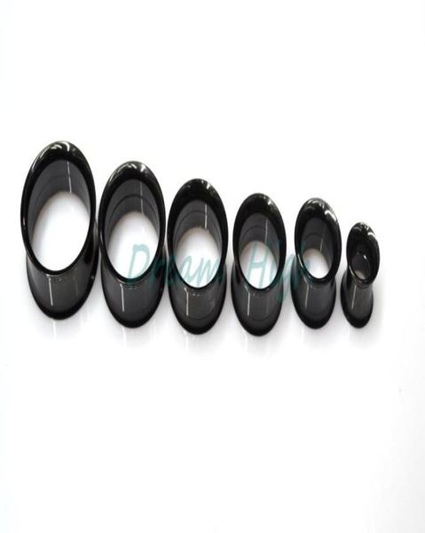 

black flesh tunnels internally threaded ear plugs anodised surgical steel 316l trumpetshaped fashion ear piercing 620mm8467808, Silver