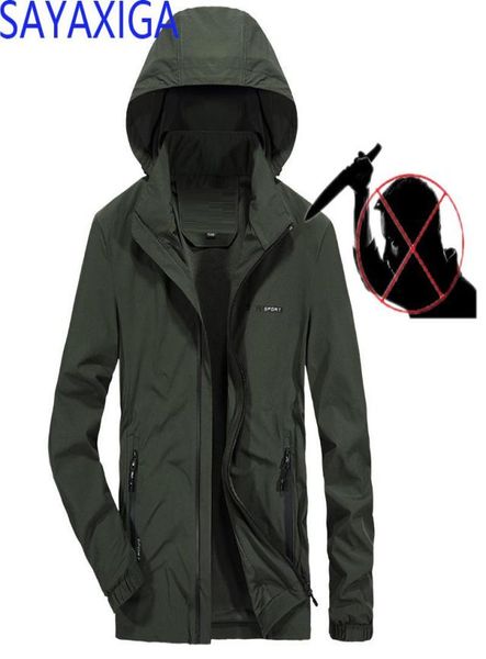 

men039s jackets anti cut knife proof clothing antistab jacket stealth resistant coat security cut stab 6xl 7xl5858362, Black;brown