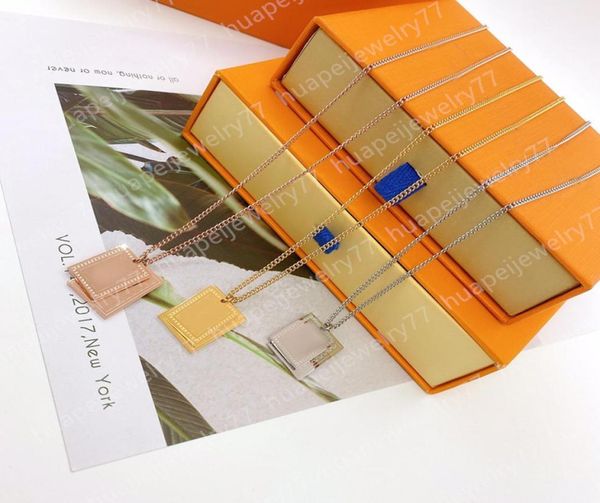 

designers flower 18k gold necklaces fashion luxurys stainless steel necklace jewelry three colors1337023, Silver