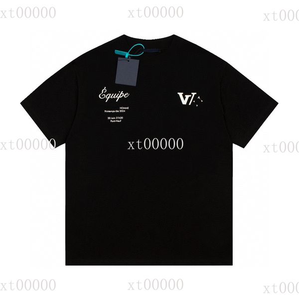 

22ss designer letter printed t shirts tee fashion sweatshirt high street short sleeve summer casual t-shirt breathable men women crew neck t, Black;brown