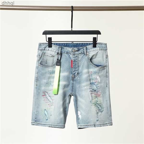 

shorts fashion jeans jeans distressed ripped biker pants slim fit motorcycle denim pant, Blue