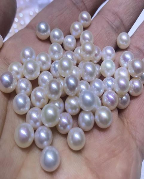 

whole high luster 4a loose round white freshwater pearls without hole natural color for jewelry diy from zhuji6241080