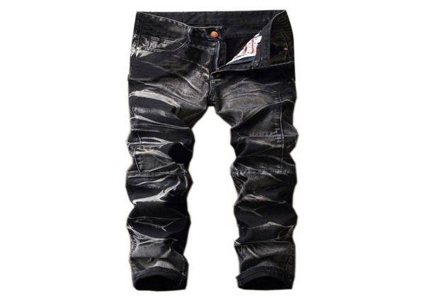 

retro skinny jeans men fashion denim pants straight motorcycle trousers hip hop casual slim pants male vaqueros hombre no belt2688505, Blue