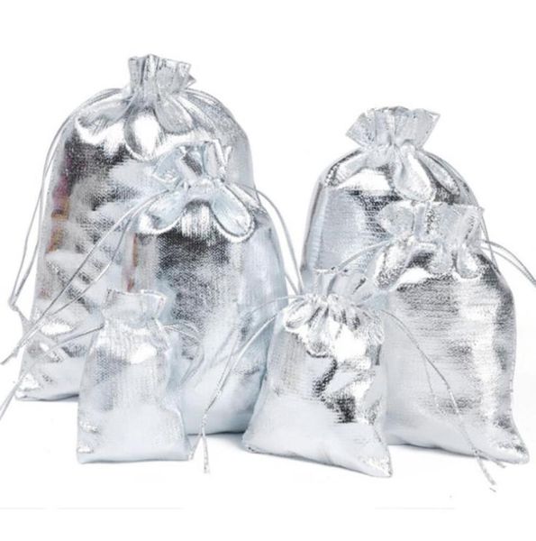 

pouches packaging display jewelry100 sier plated gauze jewelry 7x9 cm 9x12cm 11x16cm 13x18cmjewelry gift pouch bags for wedding 7850335, Pink;blue