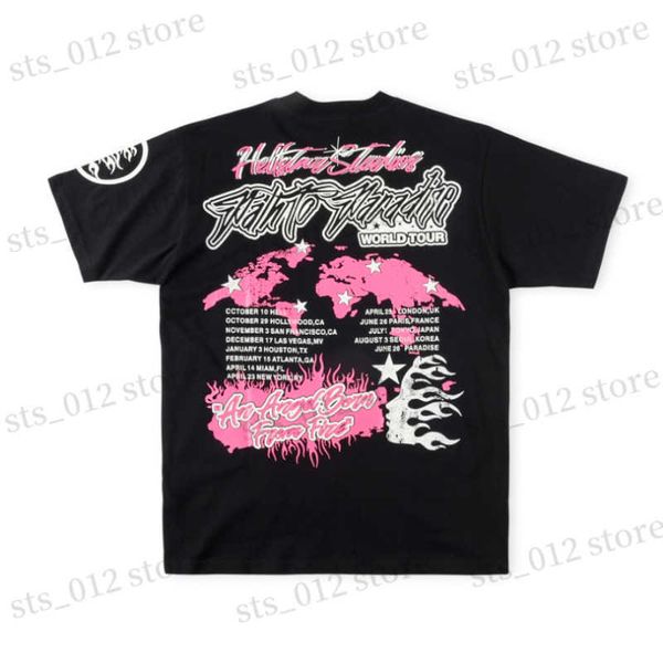 

men's t-shirts 2023 high street hellstar dios baby prin t230712, White;black