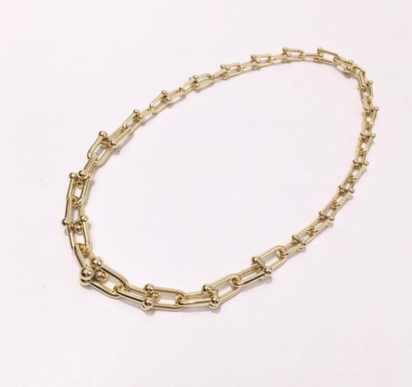 

high edition hardwear long pendant necklace graduated necklace classic designer jewelry claasic mothers039 day gift 18k gold pl8440007, Silver