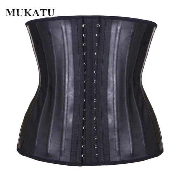 

whole mukatu latex waist trainer corset belly slimming underwear belt sheath body shaper modeling strap 25 steel boned waist 1674828, Black;white