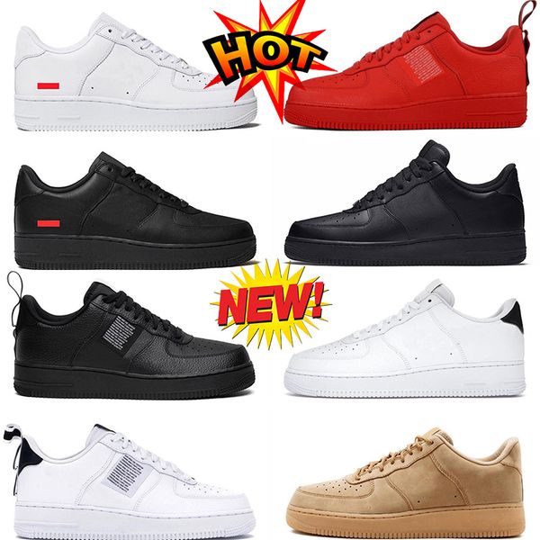

1 platform sneakers casual shoes women men triple black white flax wheat mens trainer outdoor sports sneakers jogging walking running traine