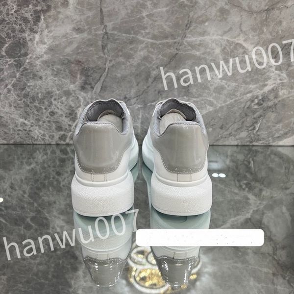 

2023 designer stage shoe leather increased casual shoes fashionable sports platform mens womens white lace up alexander sneakers xsd230423, Black
