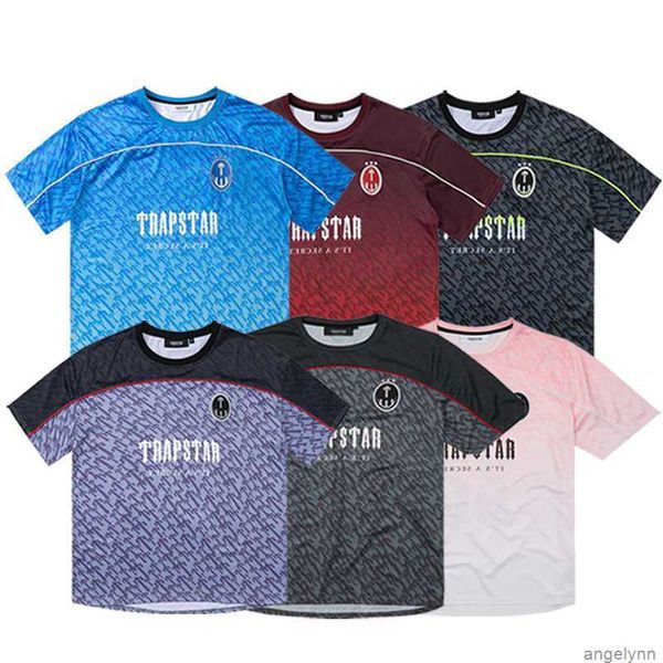 

shirts trapstar mens t football jersey designer tees women summer casual loose quick drying luxury t-shirts short sleeve street fashion 93l, White;black