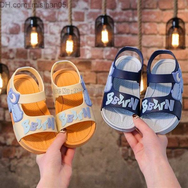 

sandals children's sandals boys summer open toes new crocodile girls baby soft sole beach shoes z230712, Black;red