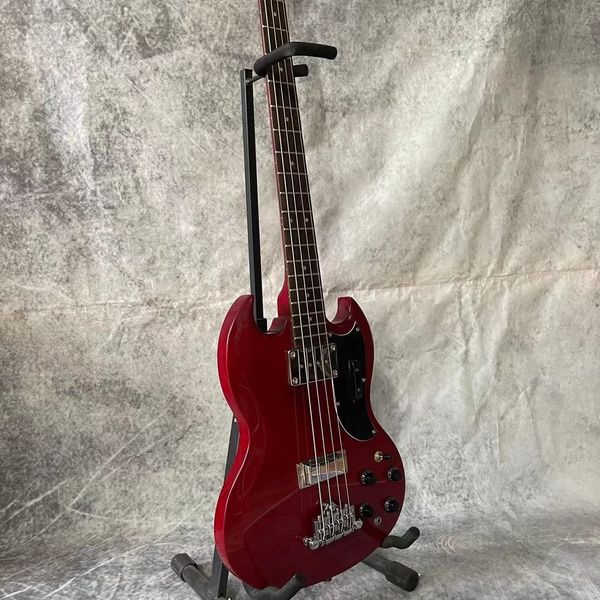 

classic 4 strings ggs vintage red 4 strings electric bass guitar