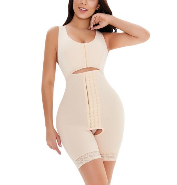 

women039s shapers fajas colombianas corset shapewear for women waist trainer full open crotch cinta slimming body shaper altar 3695133, Black;white