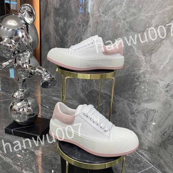 

2023 new casual shoe designer leather lace up men fashion platform sneakers white black mens womens size 35-46 xsd230417