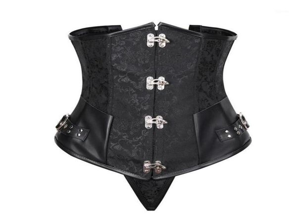 

bustiers corsets basque costume clubwear gothic women039s steel steampunk corset underbust plus size8448100, Black;white