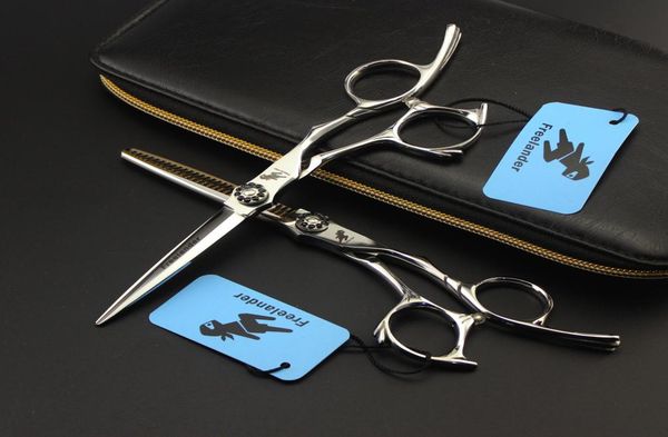 

6quot 175cm 440c professional hair scissors barber scissors salon hairdressing shears hair cutting scissors thinning shears new7055843
