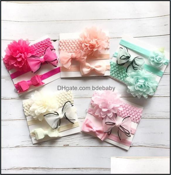 

hair accessories europe baby girl bwoknot flowers headband elastic children po prop band kids girls headbands bandanas hairba bdeb9787202, Slivery;white