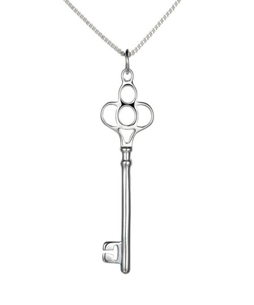 

selling jewelry 925 silver key pendant necklace 10pcslot3803707
