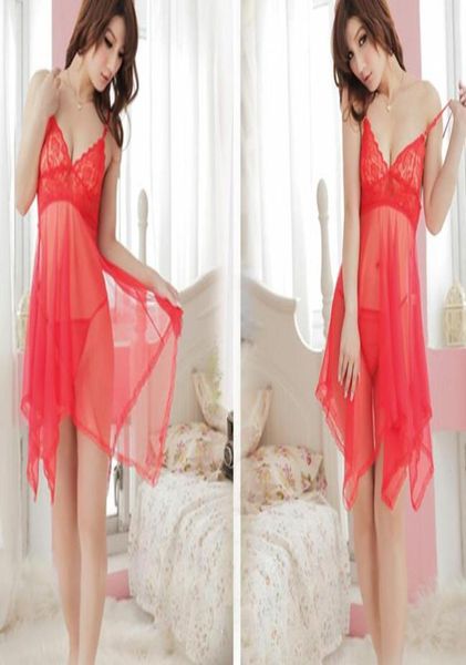 

extremely seductive seperate braces skirt underwear transparent pyjamas pyjamas suit6147686, Black;red