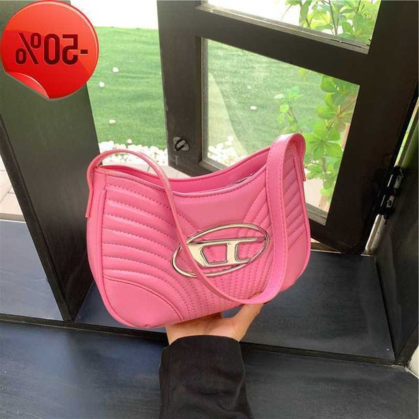 

stylish shoulder bag for women hobo sier underarm women's high-end feeling red spicy girl style jingle handbag versatile woman evening