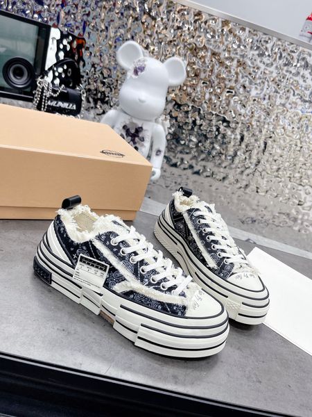 

xvessel vanness wu canvas shoes of the same style womens 2023 new high casual white small fragrant beggar shoes womens half slipper single s