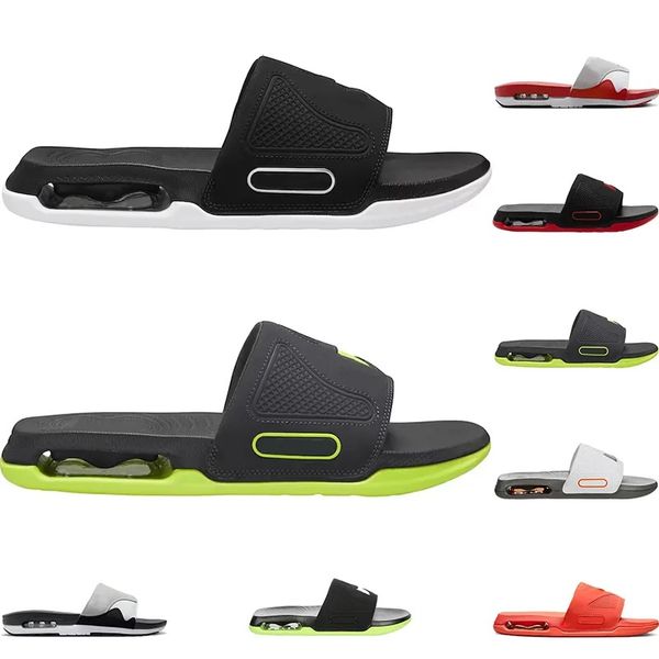 

designer cirro slides slippers sandals black metallic silver dark grey volt university red white runners sandas slide mens womens sports sne