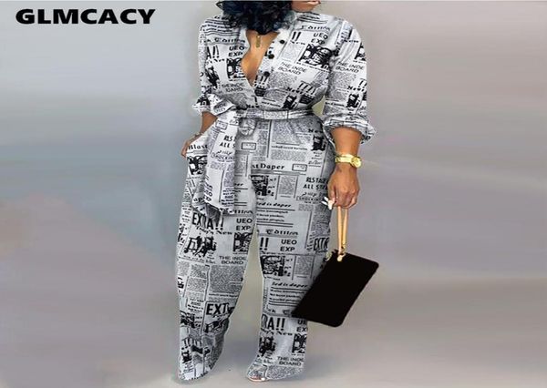 

women jumpsuit ladies jumpsuits party long pants long sleeve jumpsuit skinny newspaper print outfits8778578, Black;white
