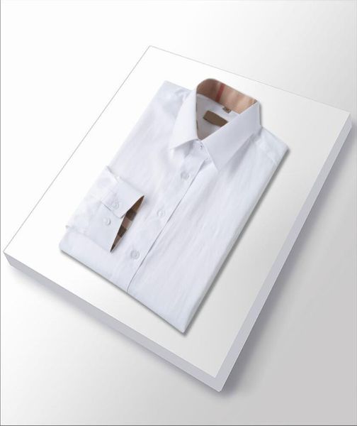 

2023 luxury designer men039s shirts fashion casual business social and cocktail shirt brand spring autumn slimming the most fas6138398, White;black