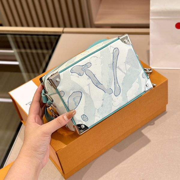 

handle designer shoulder bag women trunk bag fold over luxury handbag female pochette leather tote casual clutch unique strap bag cjd2307121