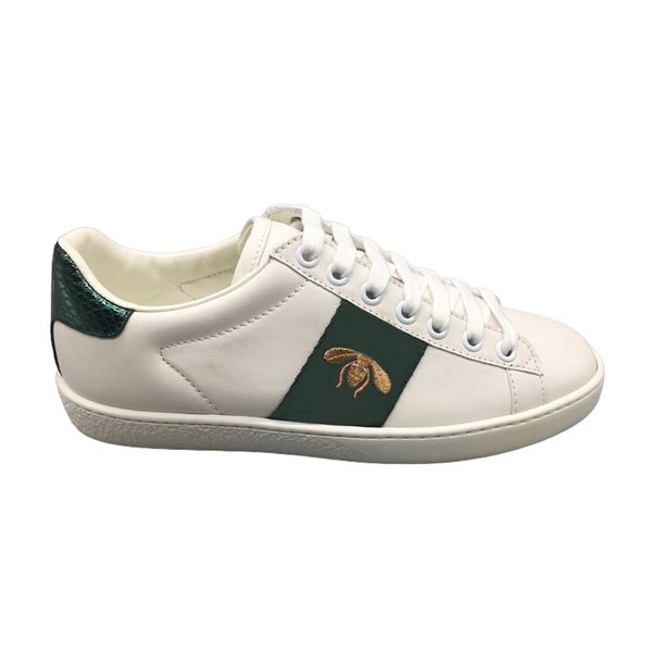 

g* casual shoes designer dress shoes sneakers bee snake leather embroidered black men tiger chaussures interlocking white