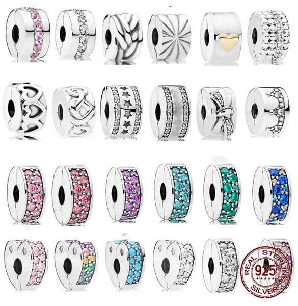 

925 sterling silver pink with diamond isolation beads diy beads fit charm bracelet5667505, Black