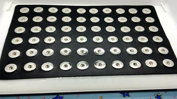 

new black leather snap charms holder organizer display base diy ginger snap jewelry for 12mm 18mm snap buttons5466145, Black;white