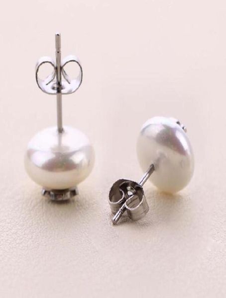 

el oso pendien fashion stainless steel panda pearl stud earring for women no fade brand jewelry original design2517240, Golden;silver