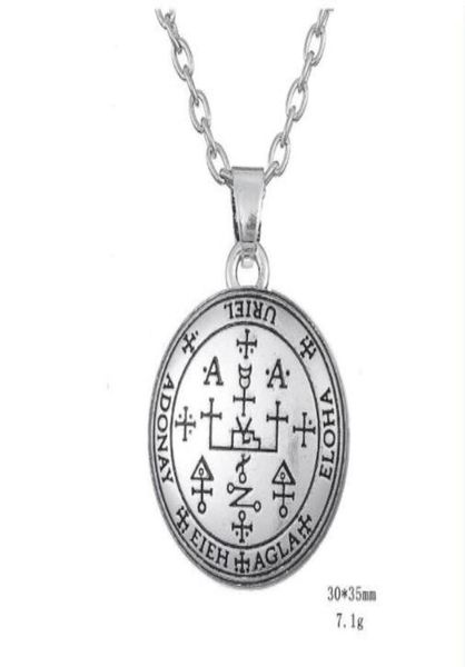 

qq2 mix styles archangel michael gabriel raphael uriel talisman angel necklace men women drop4830371, Silver