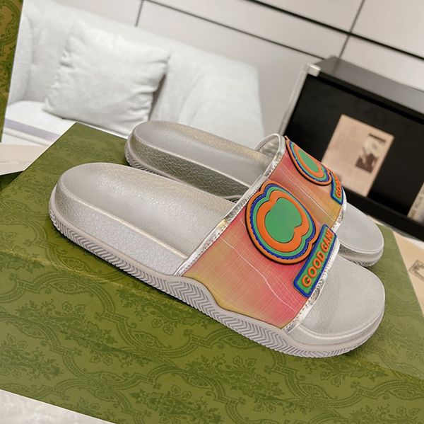 

man woman black rubber pool slide slippers flat comfort slides platform beach sandals thick bottom mules summer casual fashion