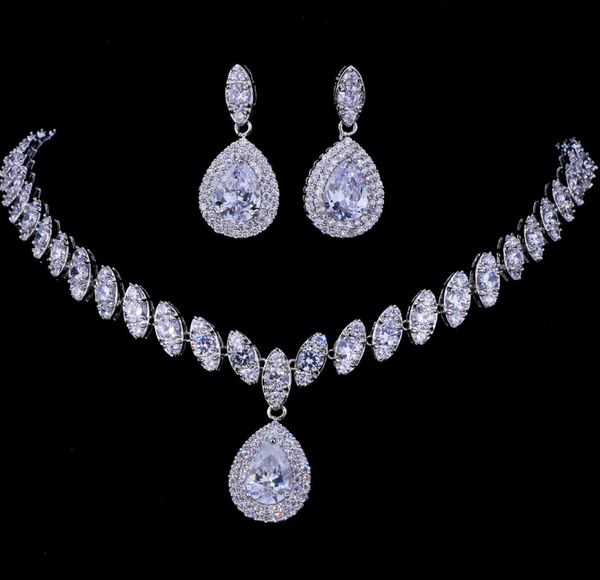 

emmaya simulated bridal jewelry sets silver color necklace sets 4 colors wedding jewelry parure bijoux femme y2008105644757, Slivery;golden