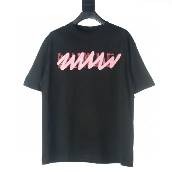 

men's plus tees & polos round neck embroidered and printed polar style summer wear with street pure cotton 2bv, Black;brown