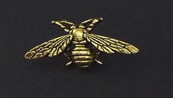 

retro bee metal alloy pin buckle insect brooch insect for unisex7487971, Gray